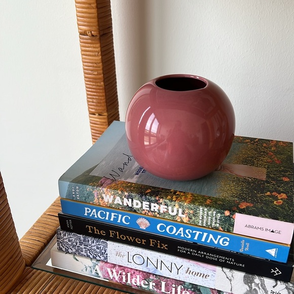 Vintage Small Round Pink Vase - Picture 13 of 13